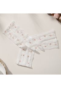 Intica - Koronkowe majtki z podwójną gumką dla optymalnego wsparcia Hrissoula. Kolor: biały. Materiał: koronka. Wzór: koronka #1