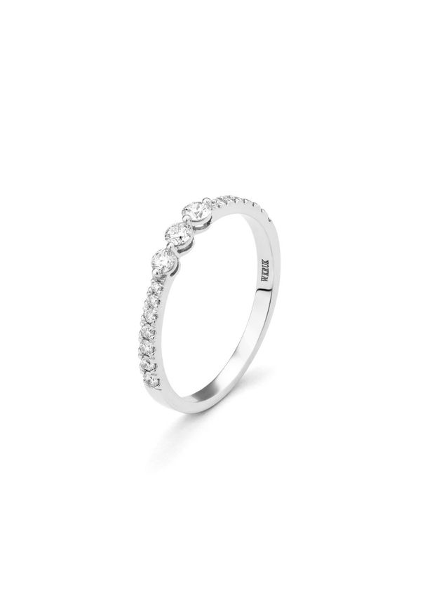 W.KRUK Wyjątkowy Pierścionek Złoty - złoto 585, Brylant 0,32ct - ZFT/PB+212B. Materiał: złote. Kolor: złoty. Wzór: aplikacja. Kamień szlachetny: brylant