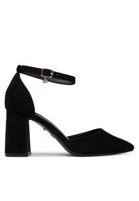 DeeZee Czółenka BK-2466-2 Czarny. Kolor: czarny. Materiał: materiał