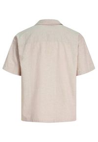 Jack & Jones Koszula Breeze 12288594 Beżowy Relaxed Fit. Kolor: beżowy. Materiał: bawełna #7