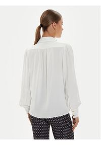 Elisabetta Franchi Bluzka CA0-934-6E2-V420 Biały Standard Fit. Kolor: biały. Materiał: syntetyk #5