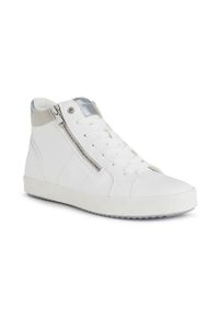 Geox buty kolor biały. Nosek buta: okrągły. Zapięcie: sznurówki. Kolor: biały. Szerokość cholewki: normalna #5