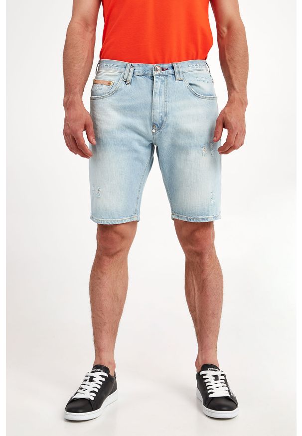 Philipp Plein - Spodenki jeansowe Mykonos PHILIPP PLEIN. Materiał: jeans