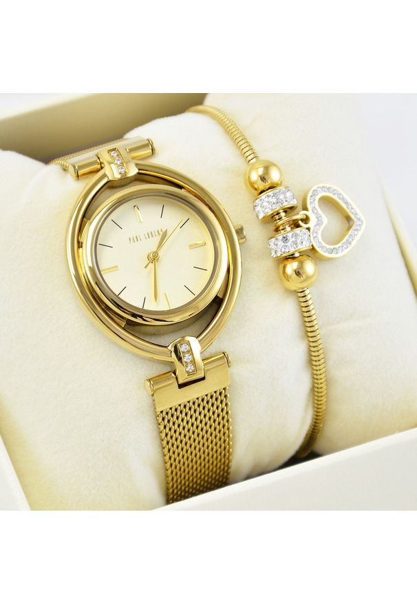 Zestaw damski zegarek Paul Lorens SERENA 13628B-4D1 + bransoletka