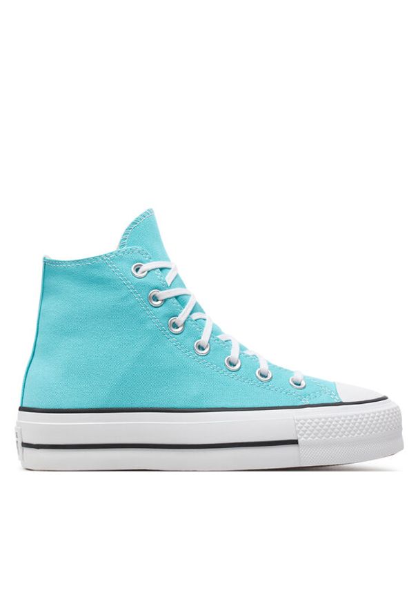 Converse Trampki Chuck Taylor All Star Lift A07570C Niebieski. Kolor: niebieski