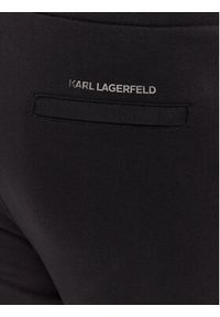 Karl Lagerfeld - KARL LAGERFELD Spodnie dresowe 705896 500900 Czarny Regular Fit. Kolor: czarny. Materiał: dresówka, bawełna #4