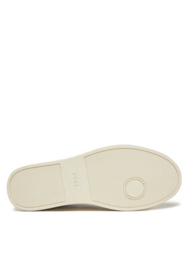 BOSS Sneakersy Kieran 50536480 Beżowy. Kolor: beżowy. Materiał: skóra