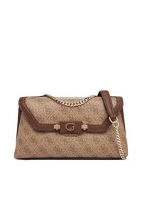 Guess Torebka Lindsey HWSG97 49210 Brązowy jasny. Kolor: brązowy. Materiał: skórzane #7