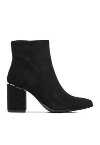 DeeZee Botki 5628-1 Czarny. Kolor: czarny. Materiał: syntetyk, materiał #1