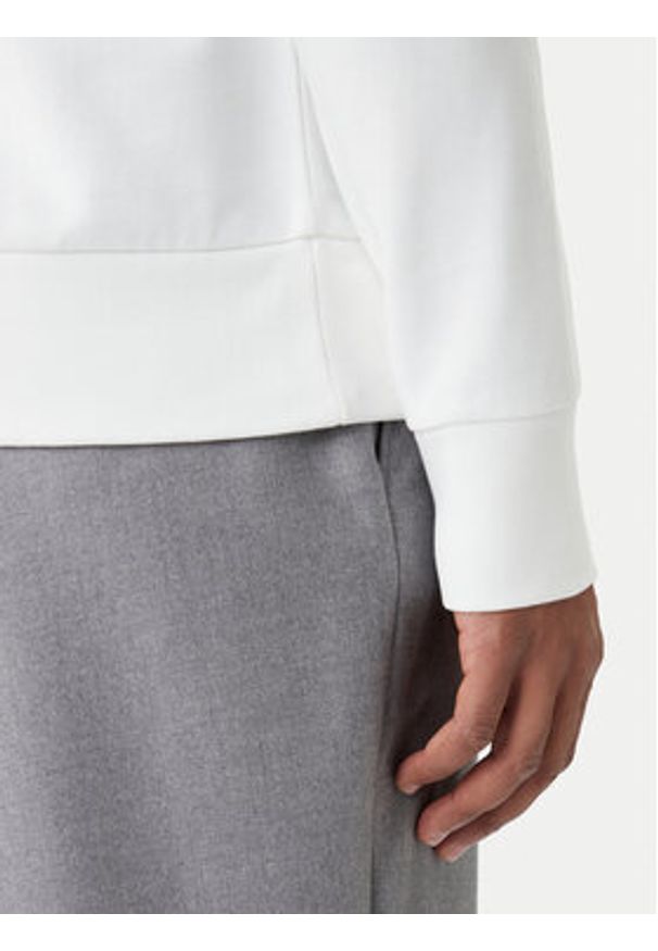 Calvin Klein Bluza Hero Logo K10K112956 Biały Comfort Fit. Kolor: biały. Materiał: bawełna
