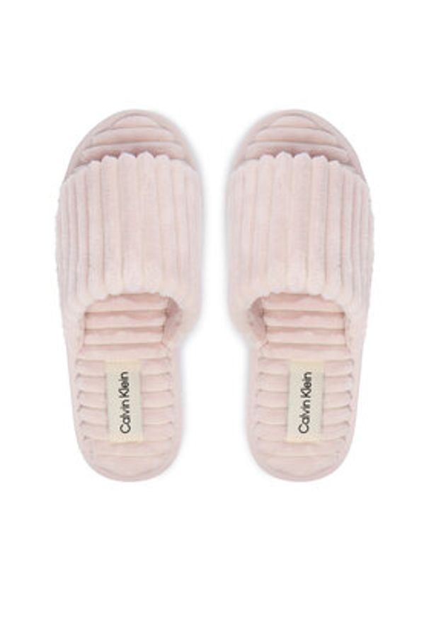 Calvin Klein Jeans Kapcie YW0YW01915 Różowy. Kolor: różowy. Materiał: materiał