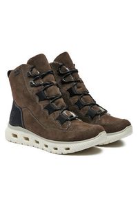 Rieker Botki M6012-25 Srebrny. Kolor: srebrny. Materiał: materiał #6