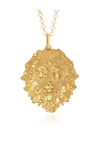 HERMINA ATHENS - Pozłacany naszyjnik z lwem Thireos. Materiał: pozłacane. Kolor: złoty #3