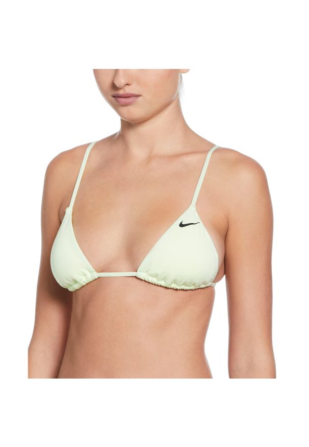 Góra od stroju pływackiego Nike Essential Triangle Bikini. Kolor: żółty
