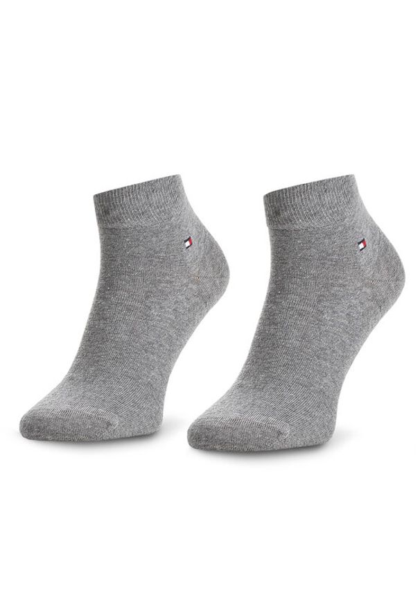 TOMMY HILFIGER - Tommy Hilfiger Skarpety krótkie 342025001 Szary. Kolor: szary. Materiał: bawełna