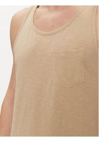 Jack & Jones - Jack&Jones Tank top Tampa Slub 12252180 Beżowy Standard Fit. Kolor: beżowy. Materiał: bawełna #7