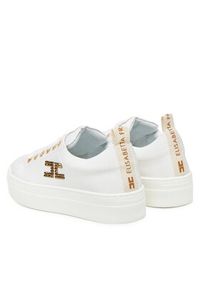 Elisabetta Franchi Sneakersy F4-A9E-0241 M Biały. Kolor: biały. Materiał: materiał