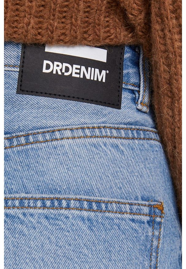 Dr. Denim Jeansy Echo damskie high waist. Stan: podwyższony. Kolor: niebieski