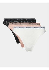 Calvin Klein Underwear Komplet 3 par fig klasycznych 000QD5069E Kolorowy. Materiał: syntetyk. Wzór: kolorowy