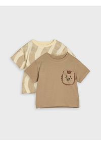 Sinsay - Koszulki z krótkim rękawem 2 pack - Inny. Długość rękawa: krótki rękaw. Długość: krótkie #1