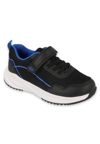 Befado obuwie dziecięce 516X114 czarne niebieskie. Zapięcie: rzepy. Kolor: niebieski, wielokolorowy, czarny. Materiał: materiał #1