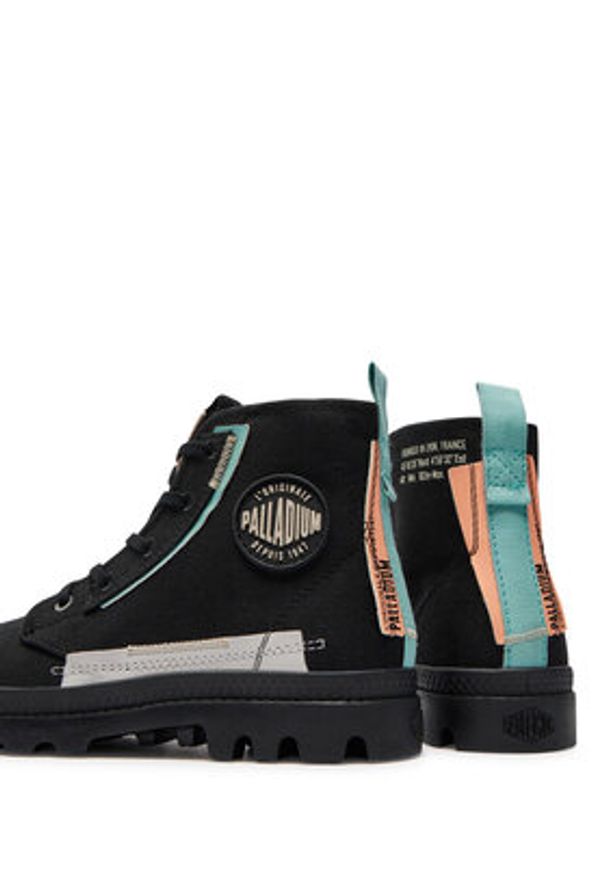 Palladium Trapery PAMPA UNDERLAYER 99183-008-M Czarny. Kolor: czarny. Materiał: materiał