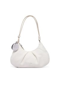 Calvin Klein Torebka Engraved Hw LV04F3554G Biały. Kolor: biały. Materiał: skórzane #5