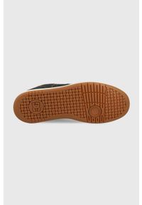 DC sneakersy kolor czarny. Nosek buta: okrągły. Zapięcie: sznurówki. Kolor: czarny. Materiał: guma #3