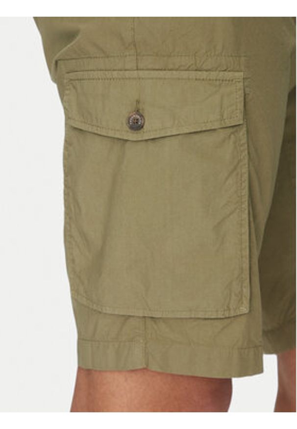 PAUL & SHARK - Paul&Shark Szorty materiałowe 25414025 Zielony Regular Fit. Kolor: zielony. Materiał: bawełna