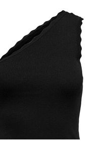 JDY Top Nanna 15351420 Czarny Slim Fit. Kolor: czarny. Materiał: wiskoza #2