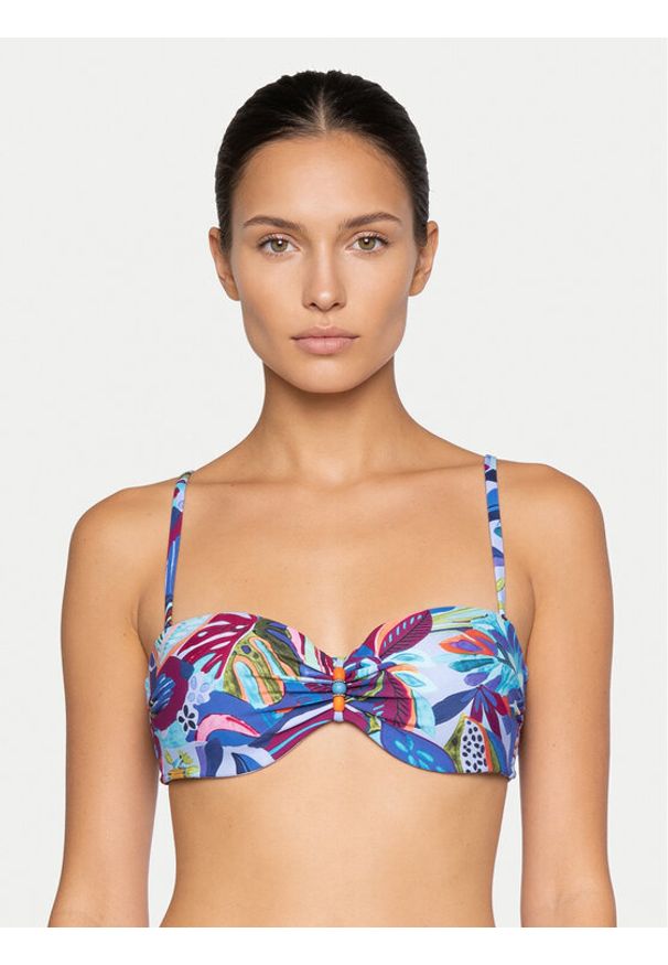 SELMARK - Selmark Góra od bikini BN916 Kolorowy. Materiał: syntetyk. Wzór: kolorowy