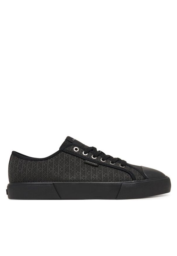 Calvin Klein Trampki Vulc Laceup Cv Aop HM0HM02122 Czarny. Kolor: czarny. Materiał: materiał