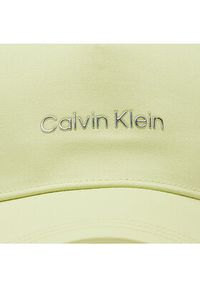 Calvin Klein Czapka z daszkiem Must Tpu Logo K60K610525 Żółty. Kolor: żółty. Materiał: bawełna, materiał