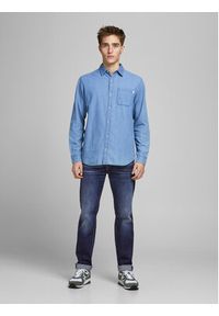 Jack & Jones Jeansy Clark 12177444 Granatowy Regular Fit. Kolor: niebieski #3