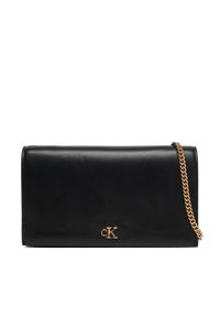 Calvin Klein Torebka Ck Wallet On Chain LV04F3319G Czarny. Kolor: czarny. Materiał: skórzane #1
