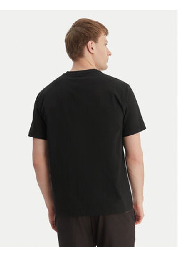 BOSS T-Shirt TS_Iconic Logo 50553636 Czarny Regular Fit. Kolor: czarny. Materiał: bawełna