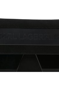 Karl Lagerfeld - KARL LAGERFELD Torebka 230W3177 Czarny. Kolor: czarny. Materiał: skórzane, zamszowe