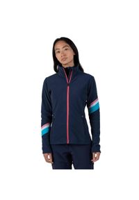 Bluza damska Rossignol Strawpile Fleece Fz. Kolor: niebieski. Sezon: zima. Sport: narciarstwo #1