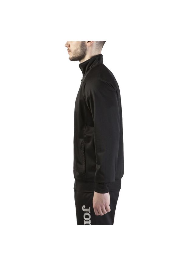 Joma - Męska Dresowa Kurtka Piłkarska Combi. Kolor: czarny. Materiał: dresówka. Sport: piłka nożna