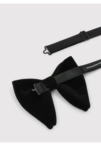Pako Lorente - PAKO LORENTE - Elegancka czarna mucha męska. Okazja: na wesele, na imprezę, na ślub cywilny. Kolor: czarny. Materiał: poliester. Wzór: gładki. Styl: elegancki