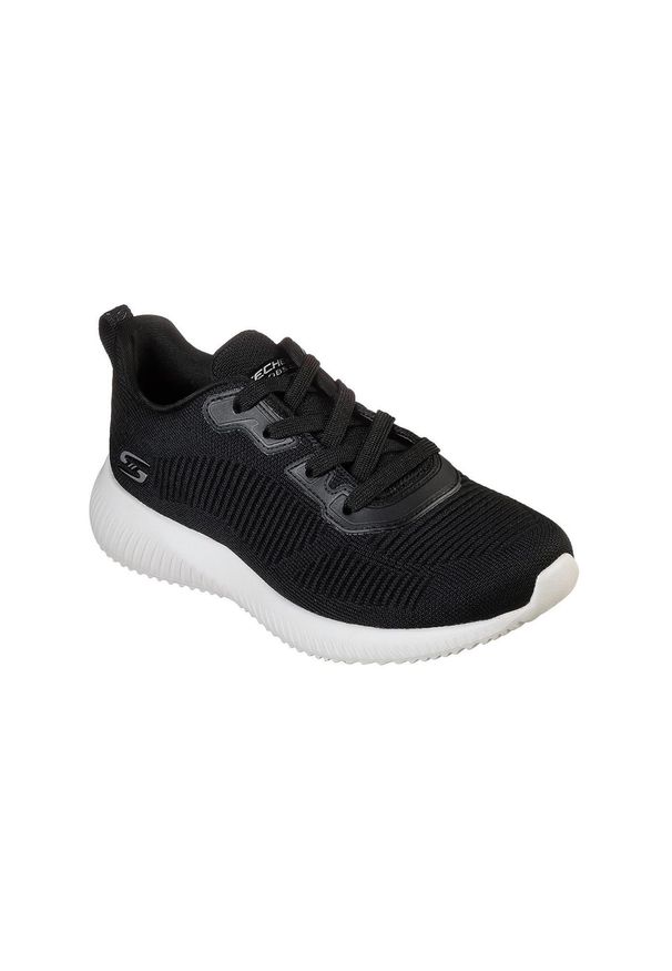 skechers - Buty damskie SKECHERS Bobs Sport Squad Tough Talk. Kolor: czarny. Model: Skechers Sport. Sport: turystyka piesza