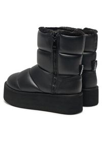 Karl Lagerfeld - KARL LAGERFELD Śniegowce KL48554 Czarny. Kolor: czarny. Materiał: skóra #2