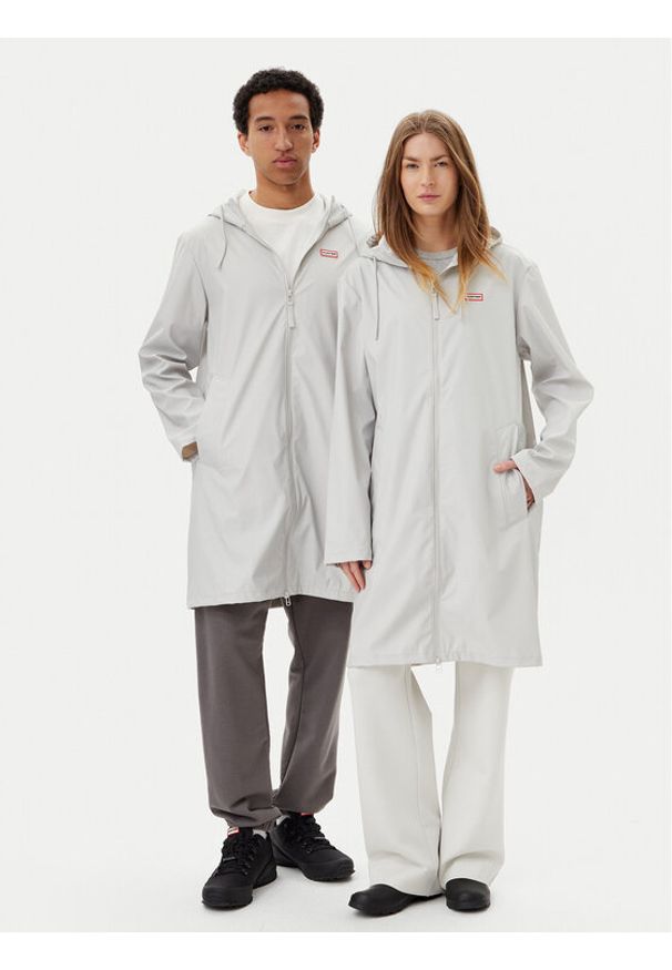 Hunter Kurtka przeciwdeszczowa Andrea Unisex HARU0002245 Szary Regular Fit. Kolor: szary. Materiał: syntetyk