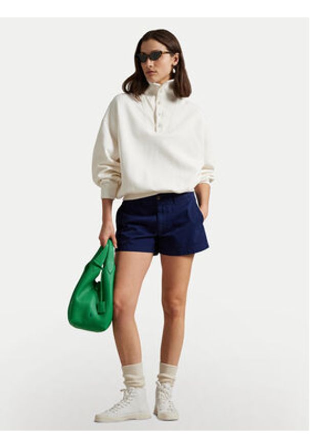 Polo Ralph Lauren Szorty materiałowe 211963798004 Granatowy Straight Fit. Kolor: niebieski. Materiał: bawełna