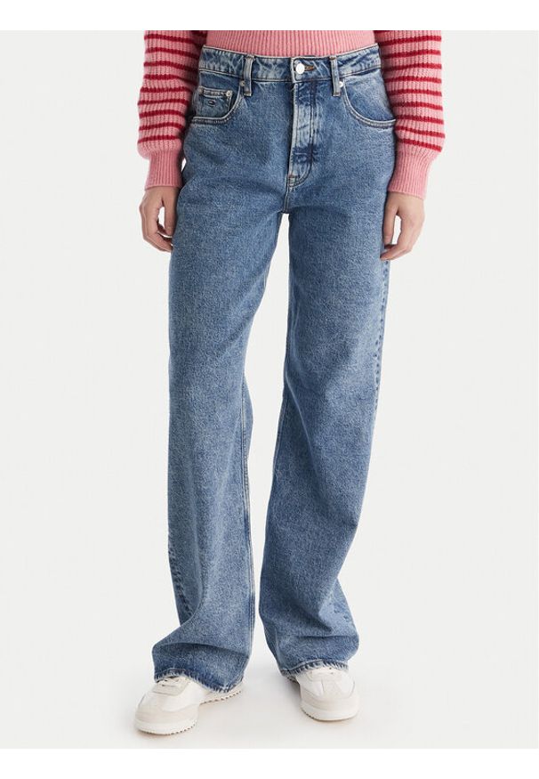Tommy Jeans Jeansy Mia DW0DW20491 Niebieski Relaxed Fit. Kolor: niebieski