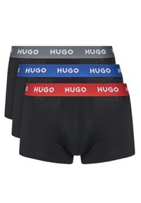 Hugo - HUGO Komplet 3 par bokserek 50532611 Kolorowy. Materiał: bawełna. Wzór: kolorowy