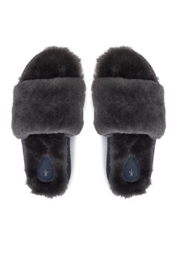 EMU Australia Kapcie Mckay W13088 Szary. Kolor: szary. Materiał: wełna, materiał