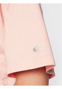 Champion T-Shirt 115650 Różowy Boxy Fit. Kolor: różowy. Materiał: bawełna #5