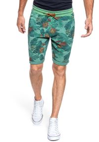 Mustang - SPODENKI MUSTANG Jim Sweat Shorts Summer Floral 1009733 11686. Materiał: dresówka #3