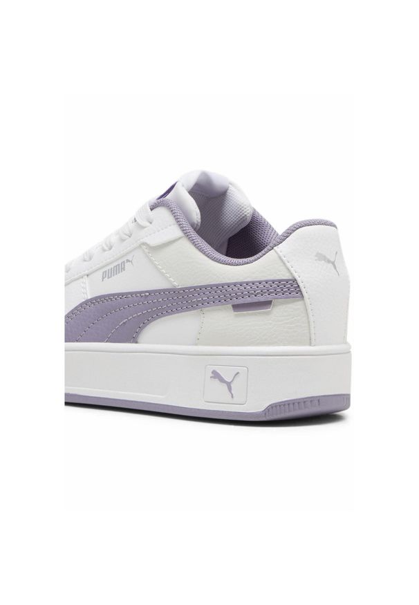 Puma - Dziecięce sneakersy Carina Street PUMA White Pale Plum Silver Purple Metallic. Okazja: na co dzień. Kolor: biały, wielokolorowy, fioletowy
